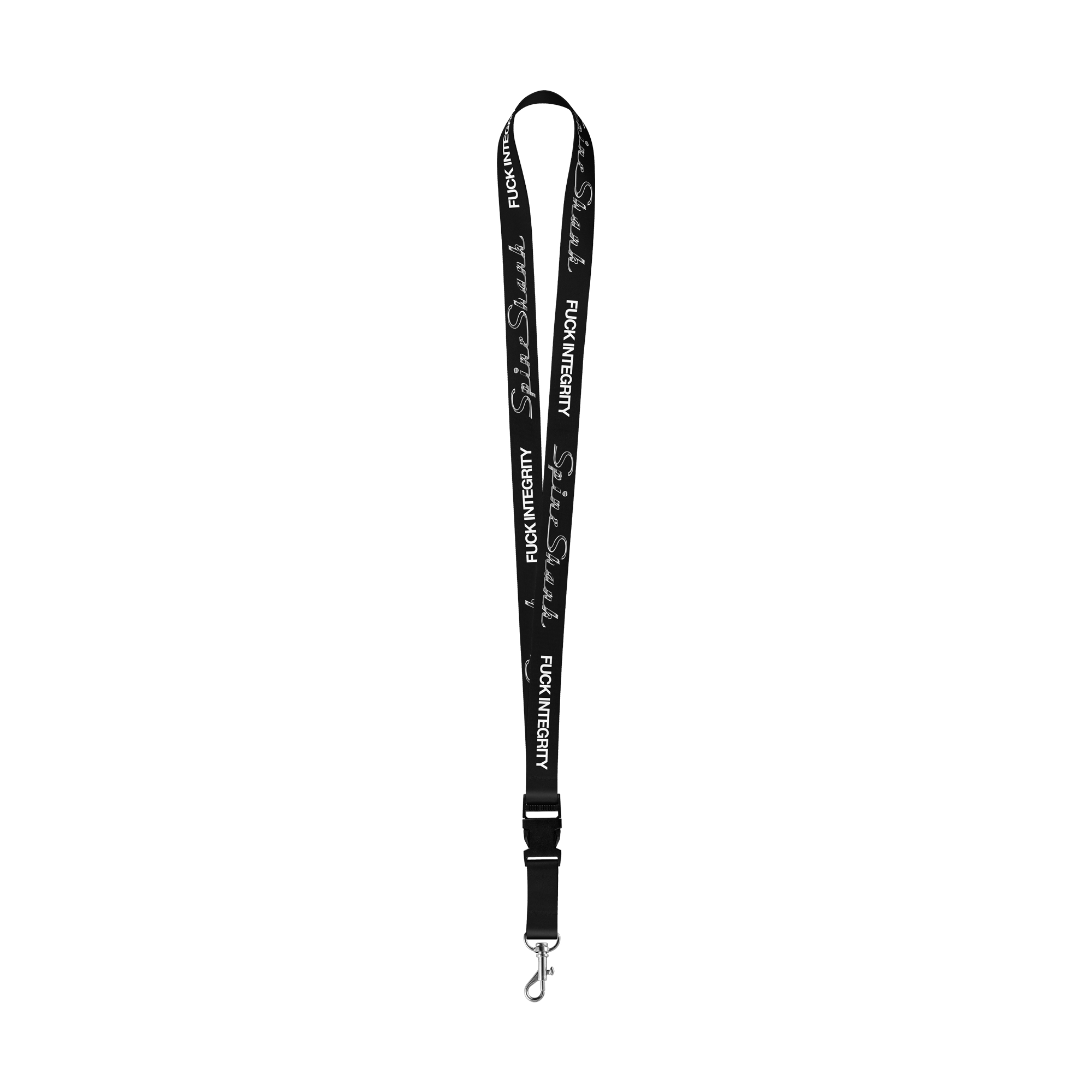 Fuck Integrity Black Lanyard