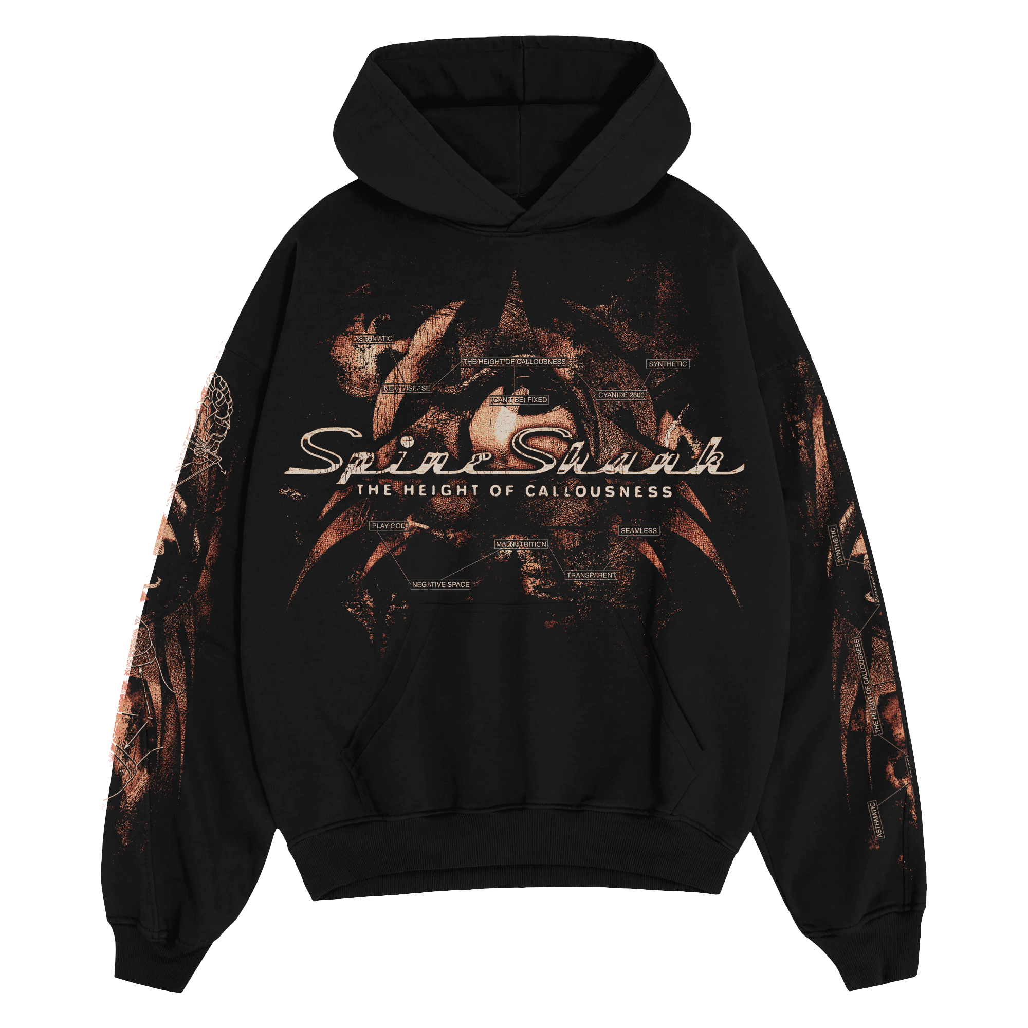 Copper Black Hoodie