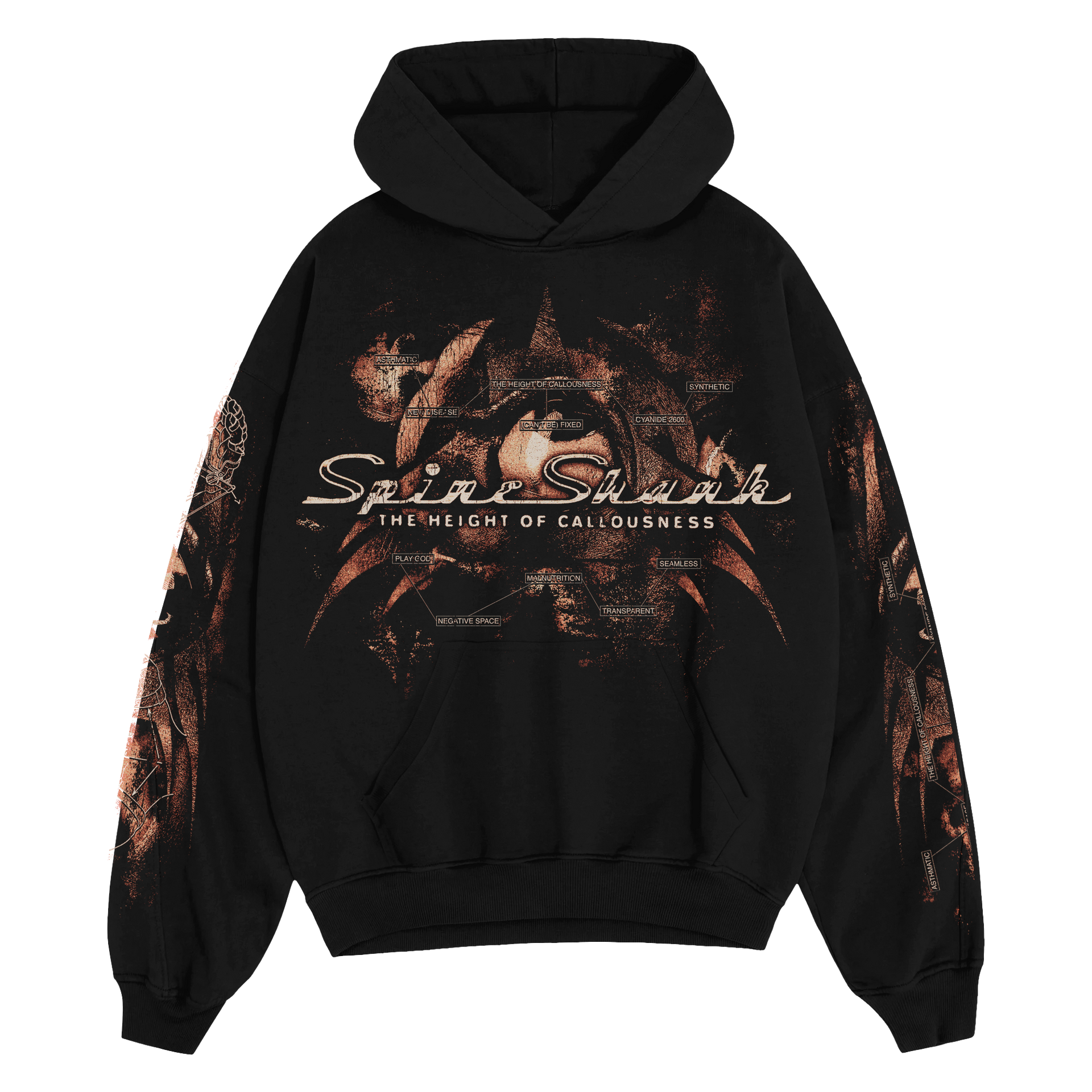 Copper Black Hoodie – Spineshank